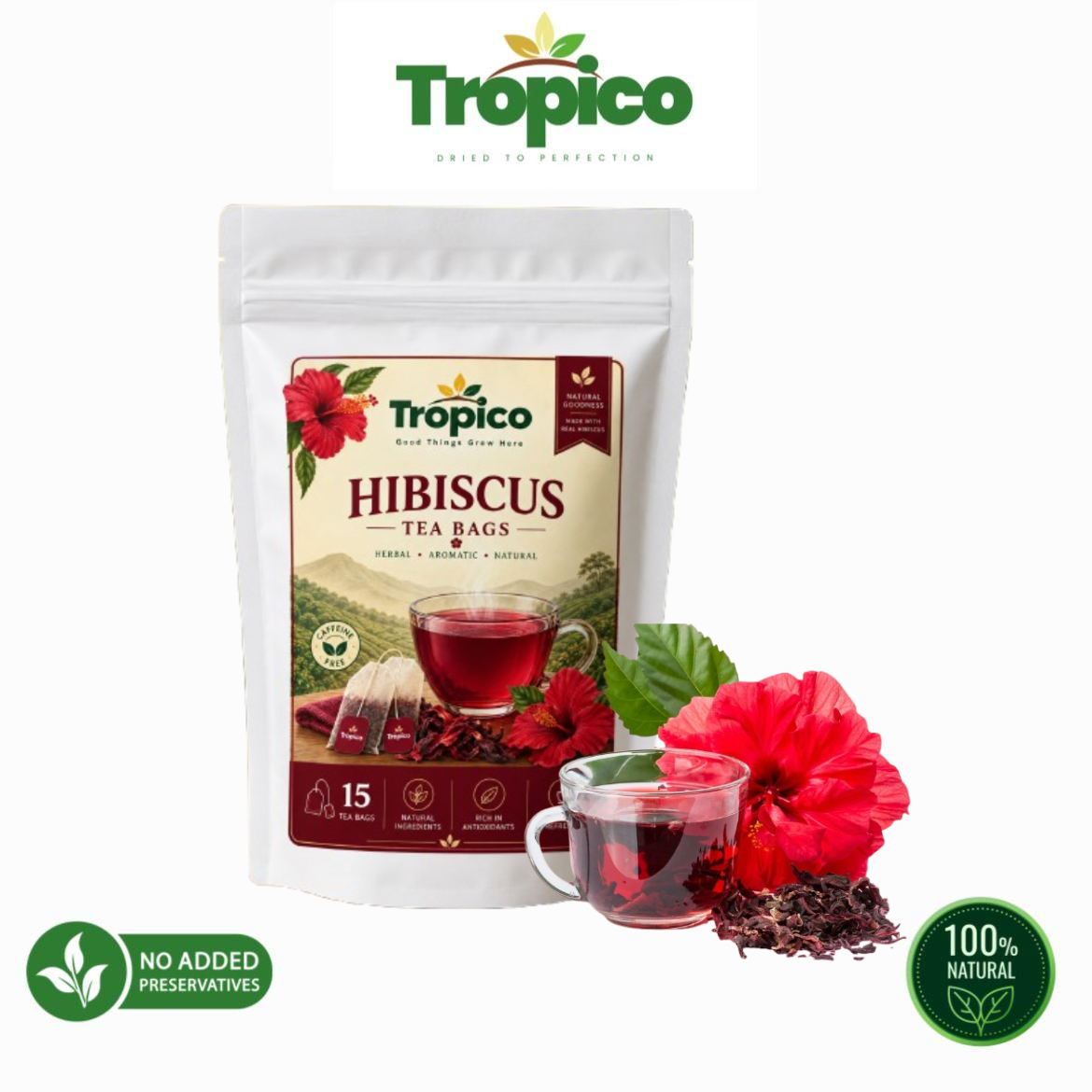Hibiscus Flower Tea